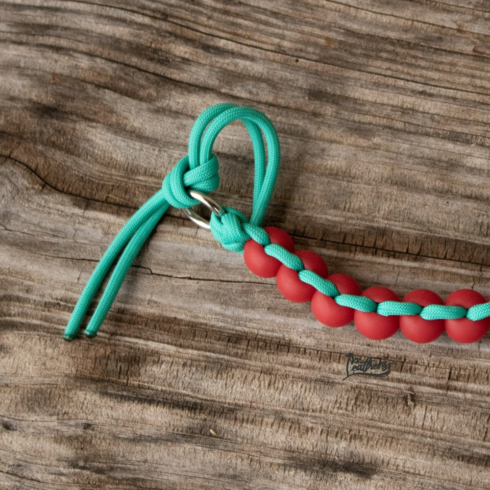 Red Turquoise Silicone Beaded OG Kush Kurb