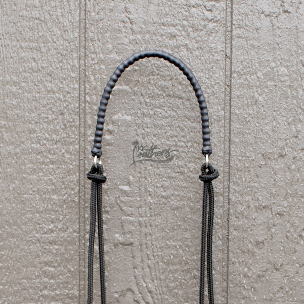 Black Weighted Draw Bit Headstall