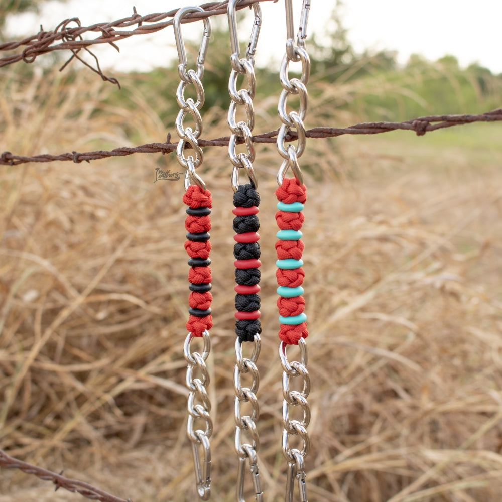 Red Knotted Curb Chain Collection