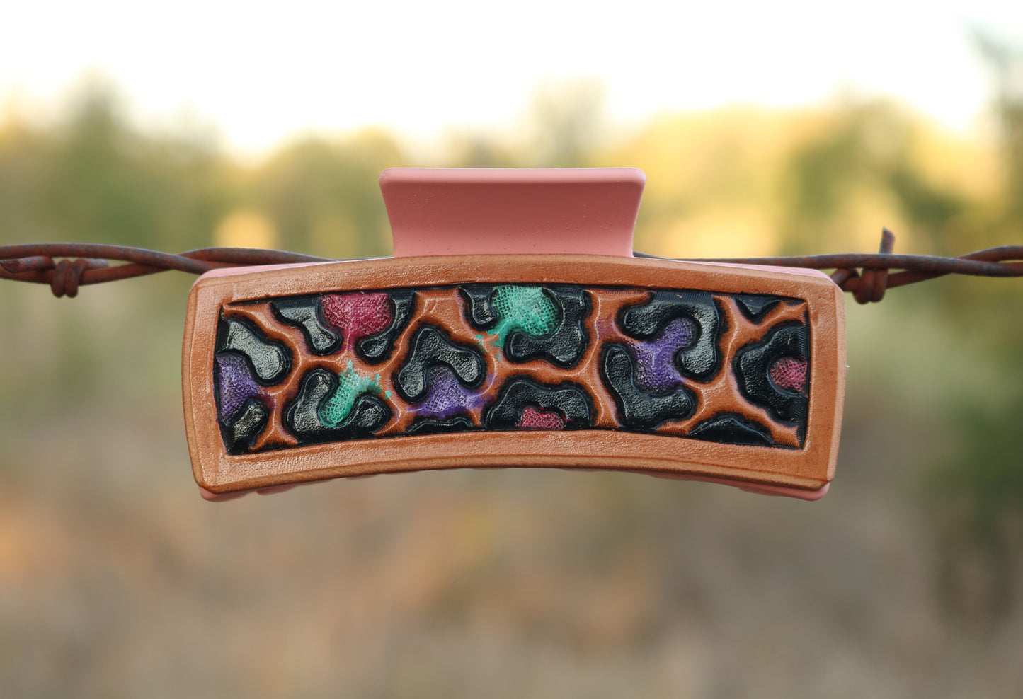 Leopard 4 Inch Hair Claw Clip