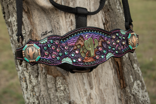 Galaxy Desert Cactus Bronc Halter