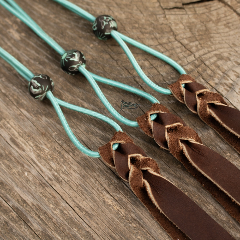 Mint Turquoise Cactus Rope Bungee Strap