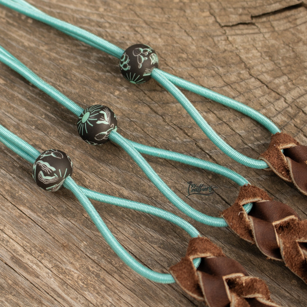 Mint Turquoise Cactus Rope Bungee Strap