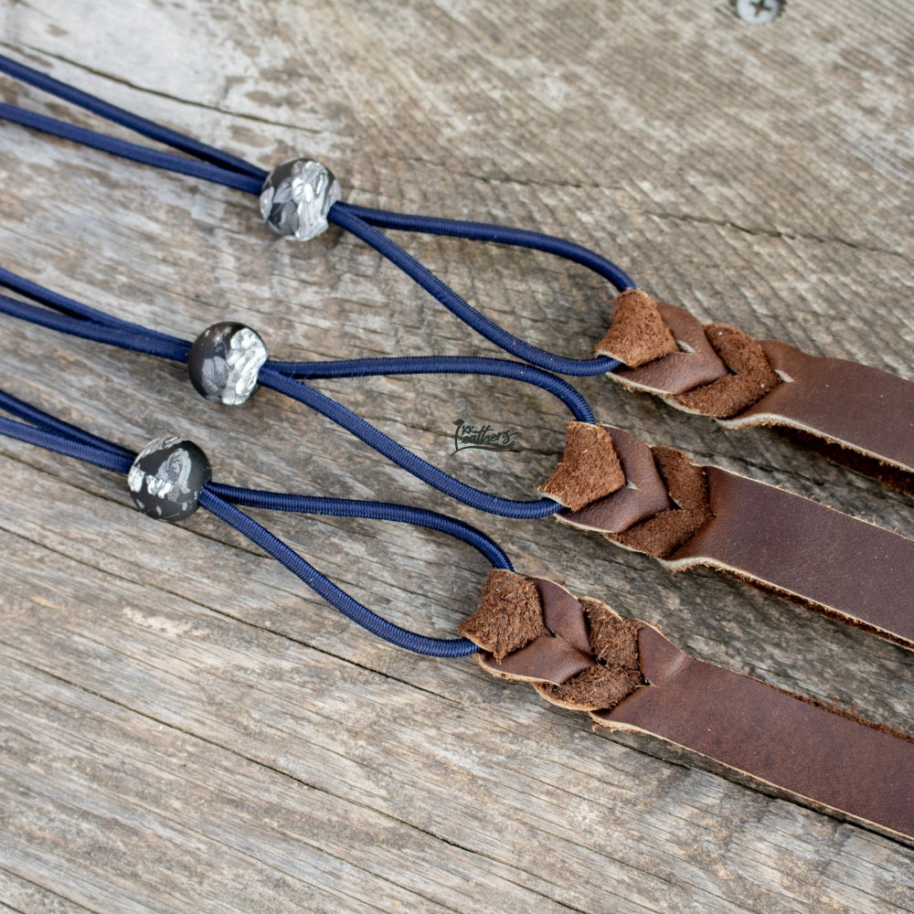 Navy Floral Rope Bungee Strap