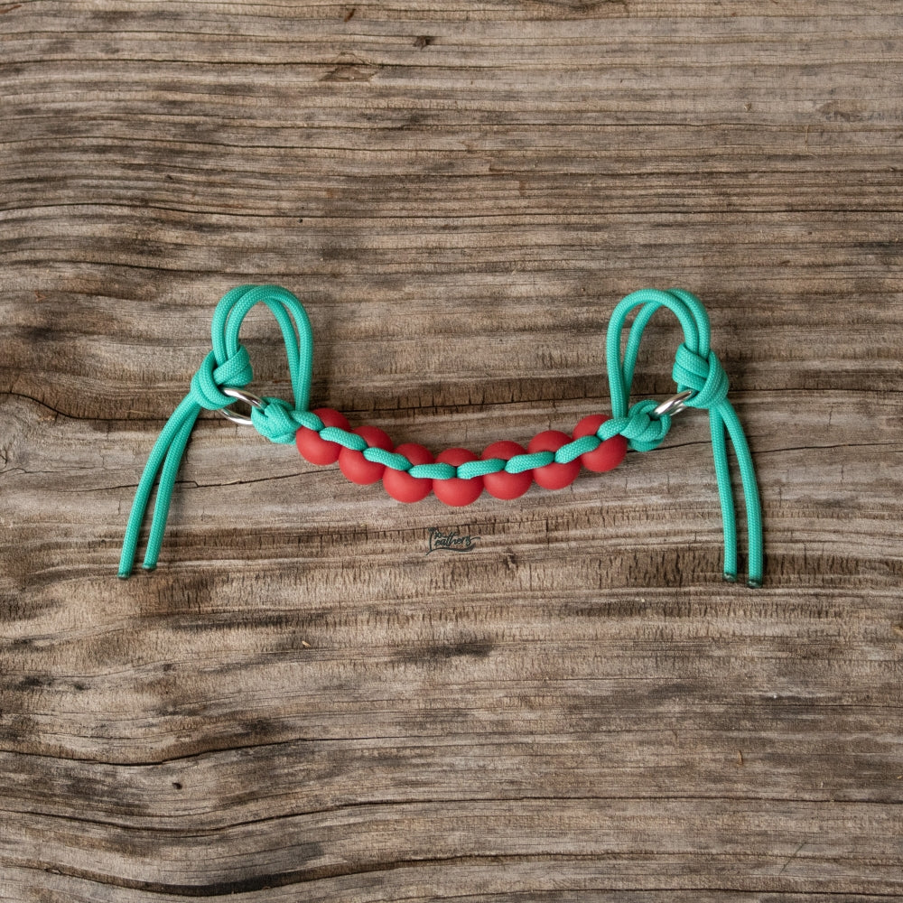 Red Turquoise Silicone Beaded OG Kush Kurb