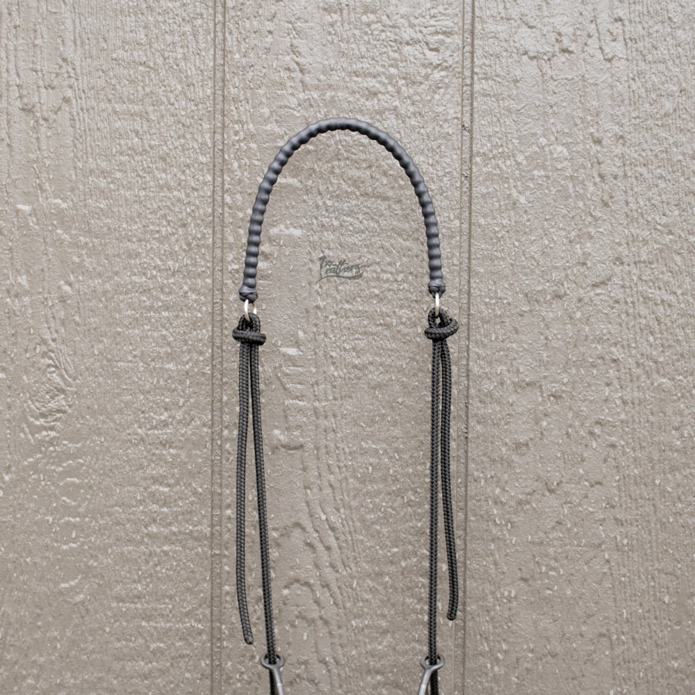Black Weighted Draw Bit Headstall