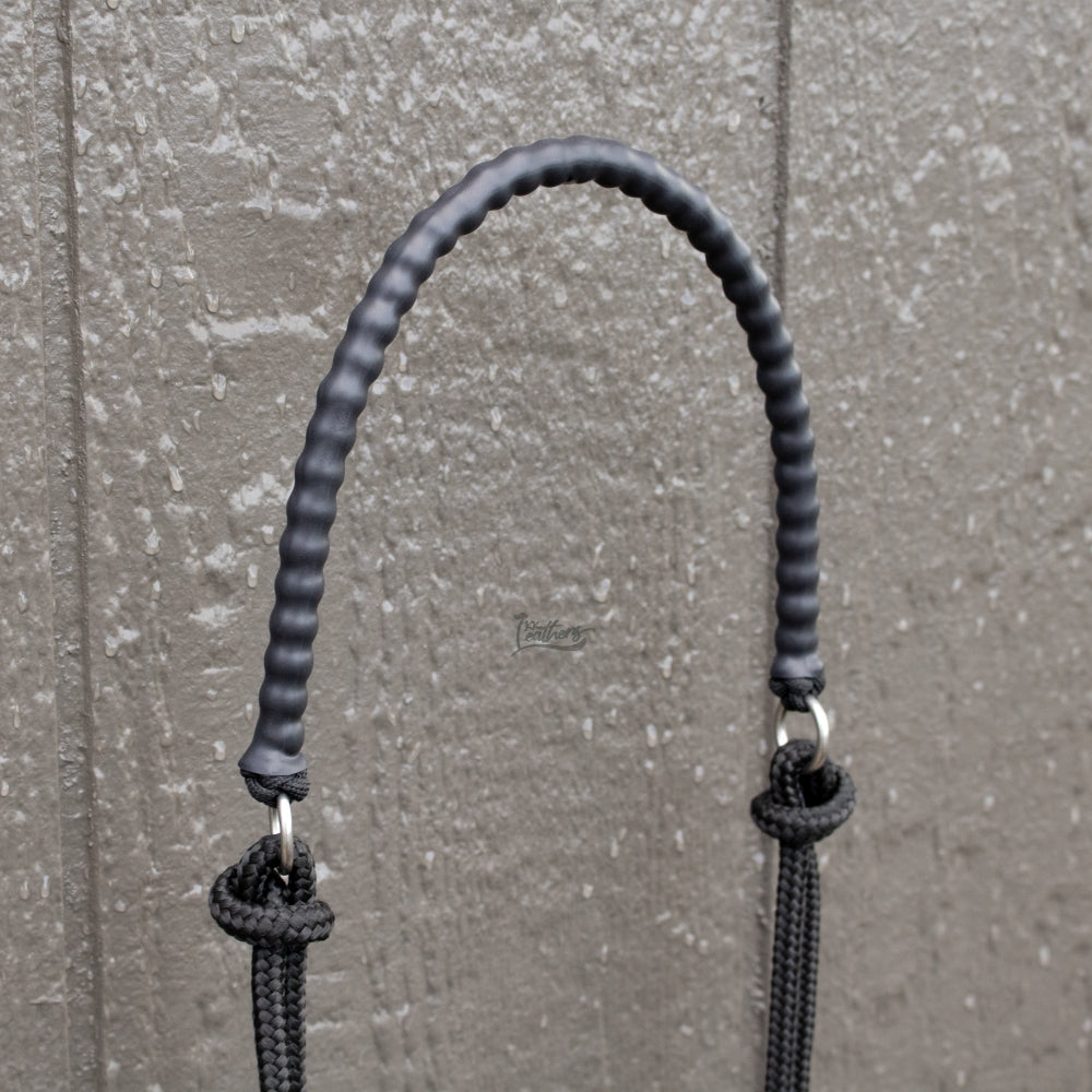 Black Weighted Draw Bit Headstall