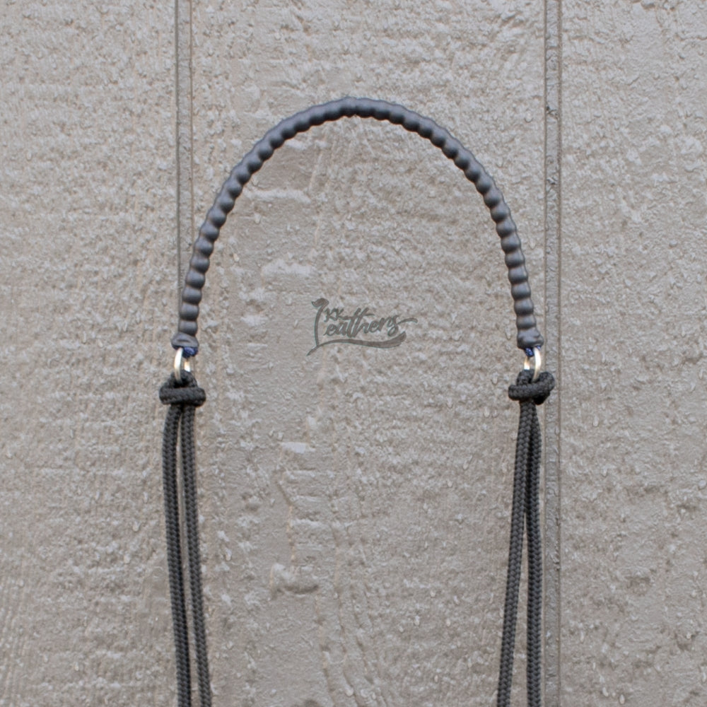 Royal Blue Weighted Draw Bit Headstall