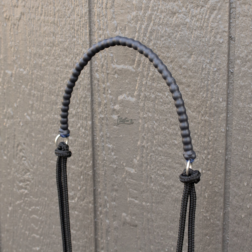 Royal Blue Weighted Draw Bit Headstall
