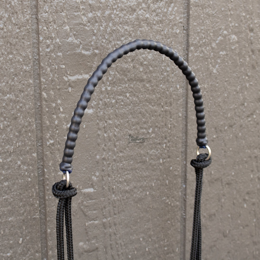 Royal Blue Weighted Draw Bit Headstall