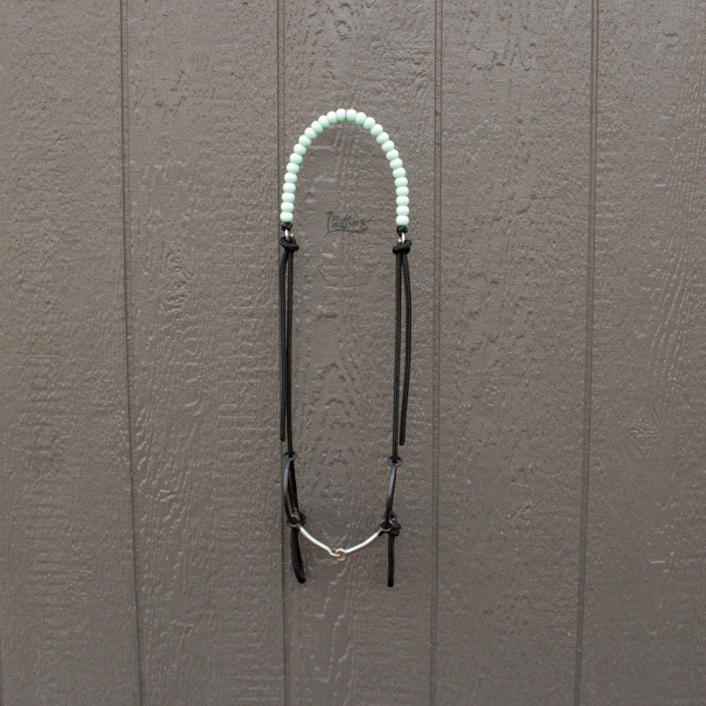 Mint Silicone Beaded Draw Bit Headstall