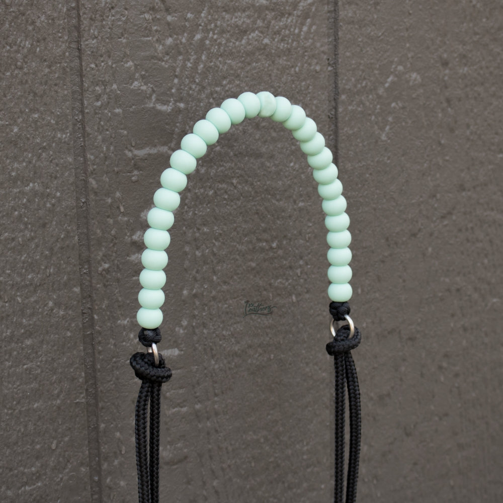 Mint Silicone Beaded Draw Bit Headstall