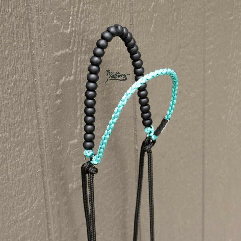 Seafoam Brow Balancer Silicone Beaded Draw Bit Headstall