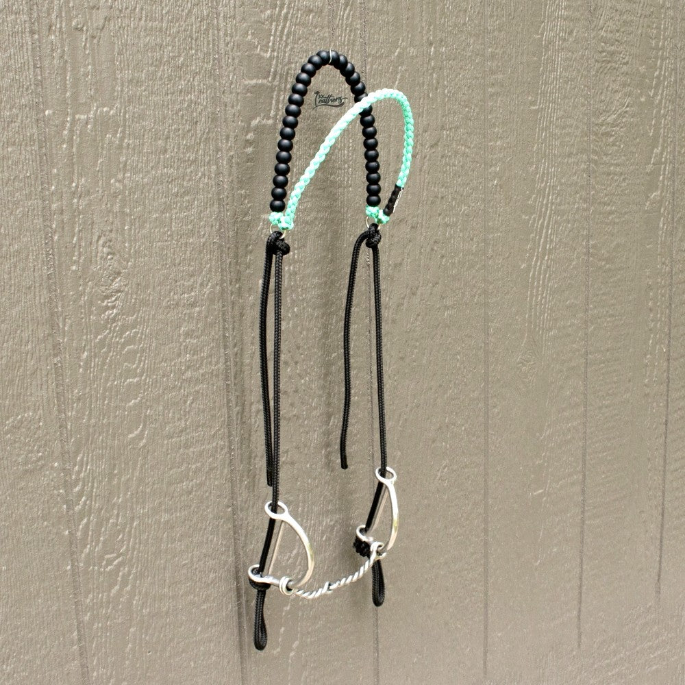 Baja Brow Balancer Silicone Beaded Draw Bit Headstall