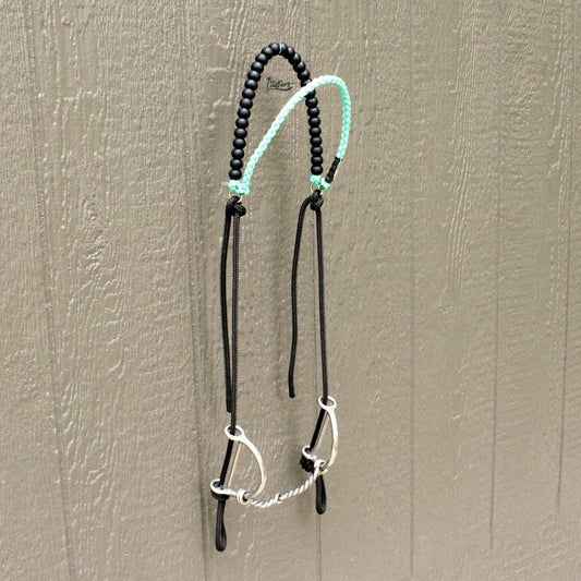 Baja Brow Balancer Silicone Beaded Draw Bit Headstall