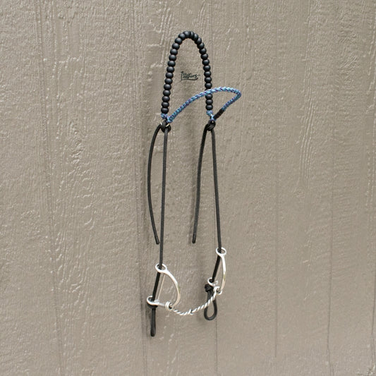 Mermaid Brow Balancer Silicone Beaded  Draw Bit Headstall