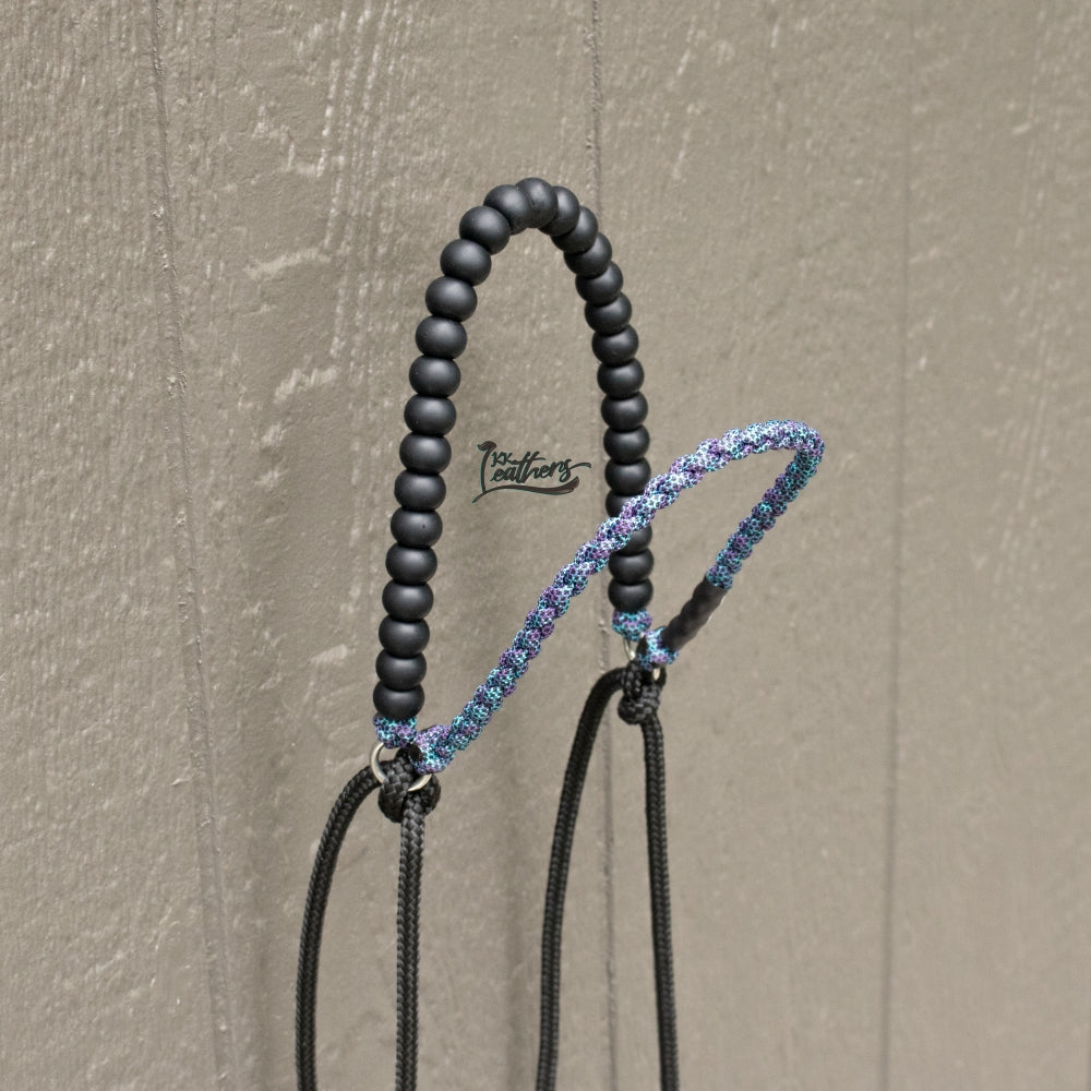 Mermaid Brow Balancer Silicone Beaded  Draw Bit Headstall
