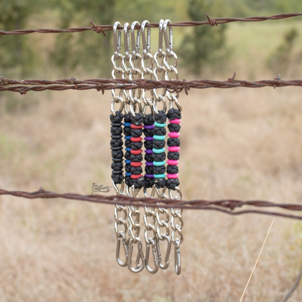 Black Knotted Curb Chain Collection