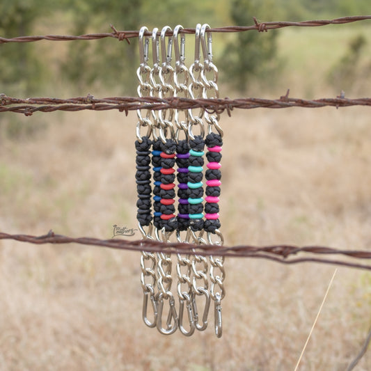 Black Knotted Curb Chain Collection
