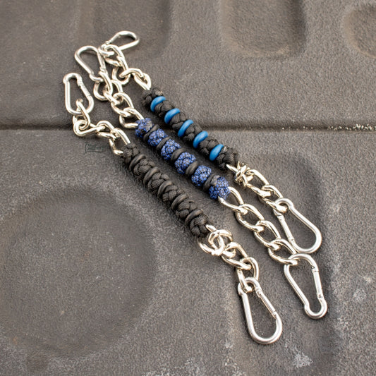 Royal Blue Knotted Curb Chain Collection