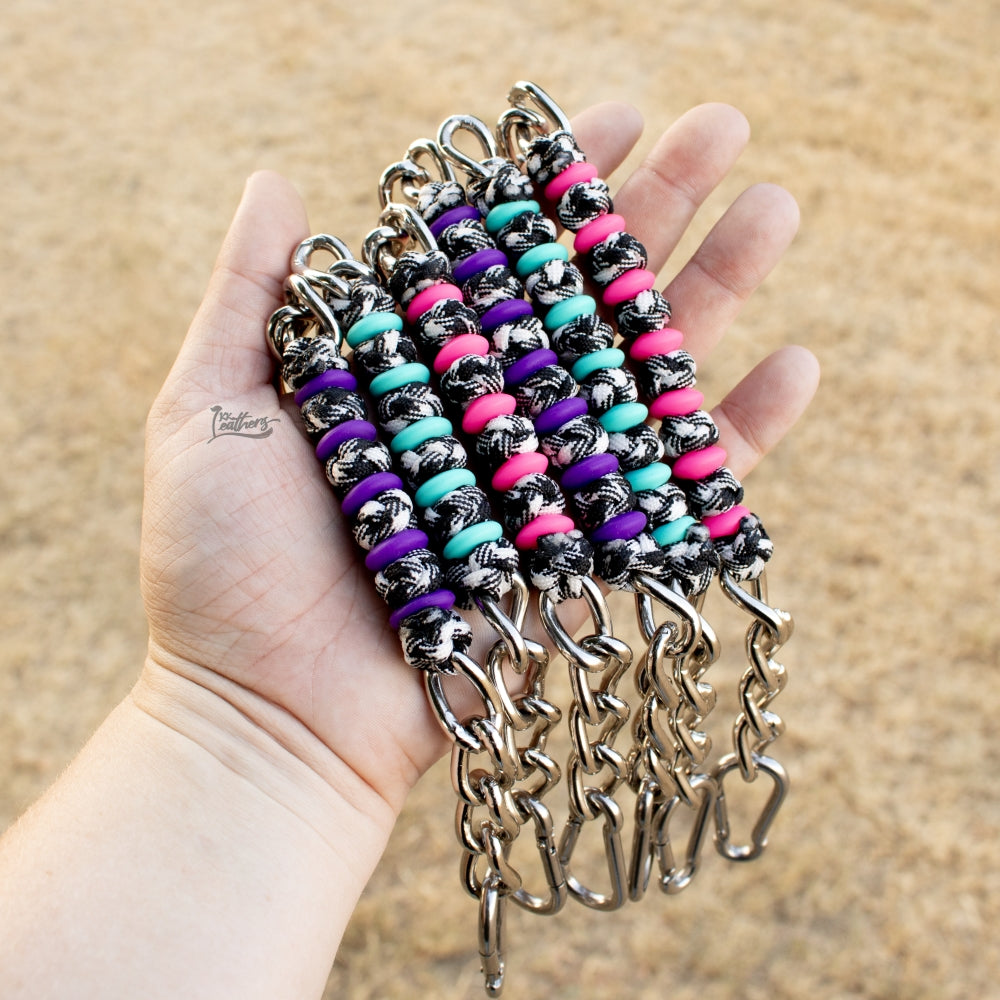 Checkered Knotted Curb Chain Collection