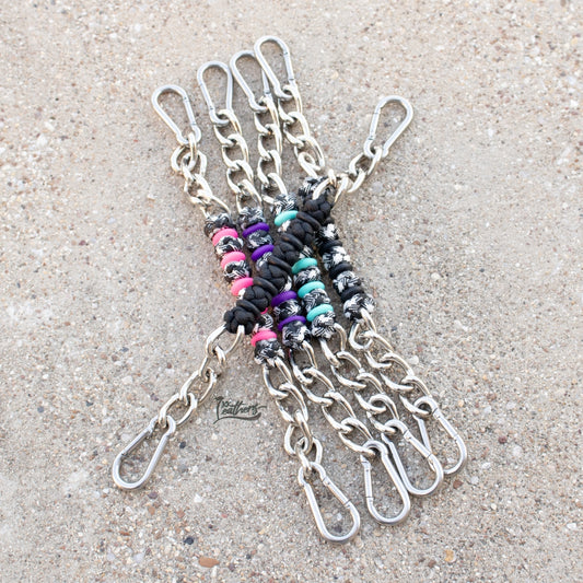 *5 Pack* Checkered 6 Knot Curb Chain Collection