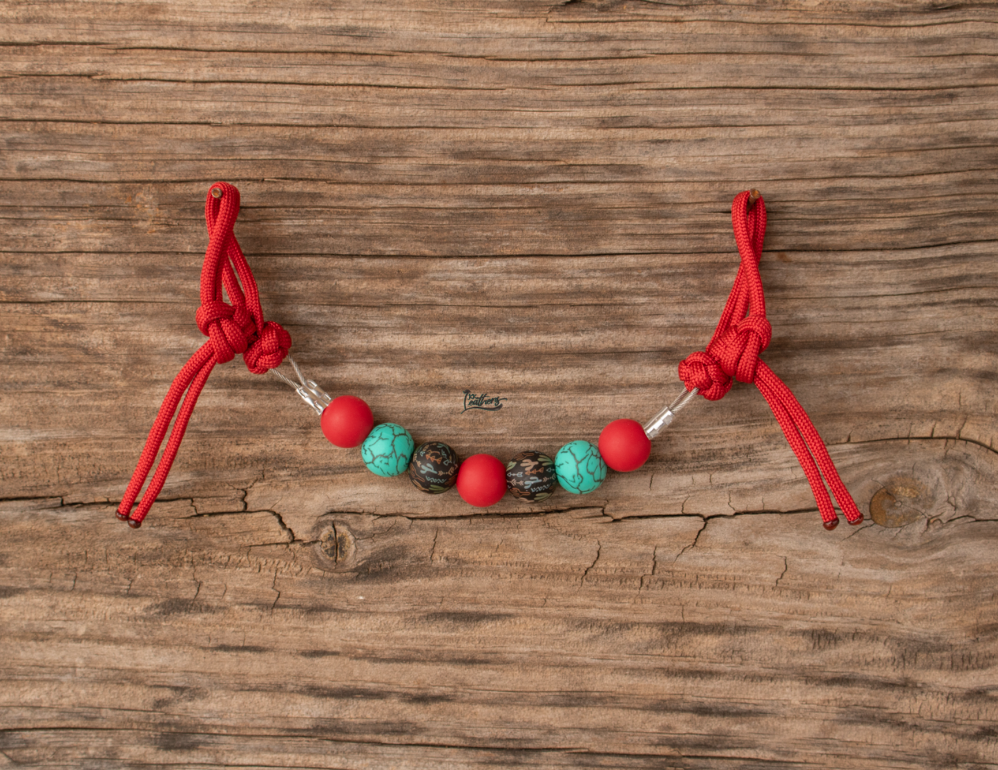 Red Turquoise Cactus Paracord Kush Kurb