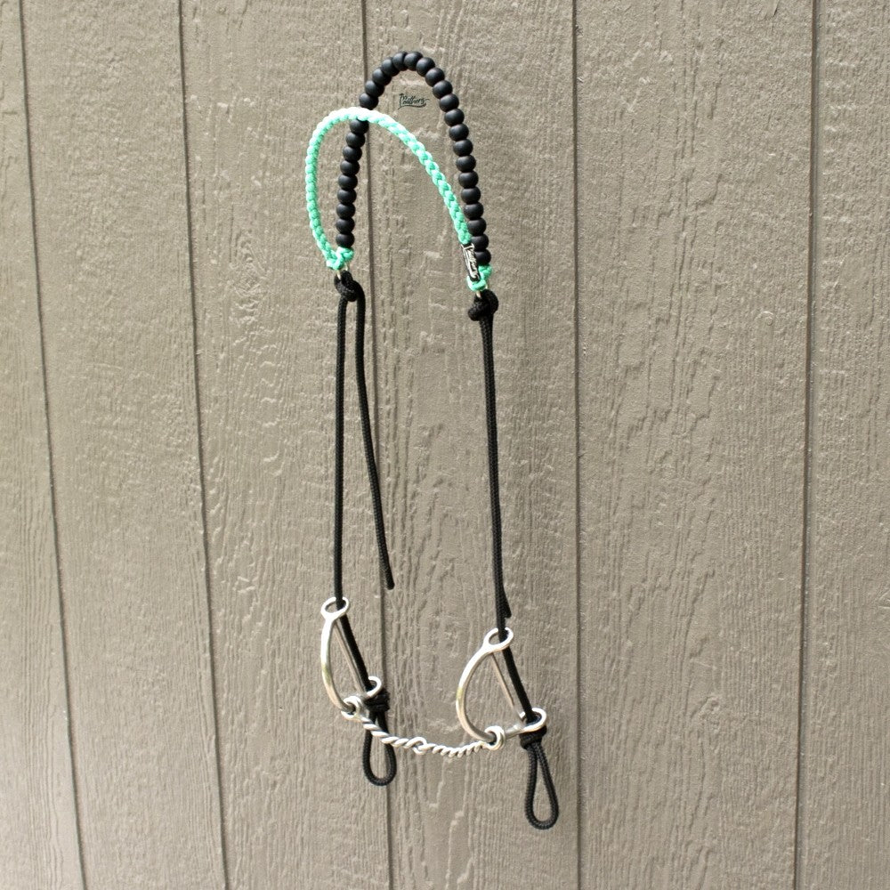 Baja Brow Balancer Silicone Beaded Draw Bit Headstall