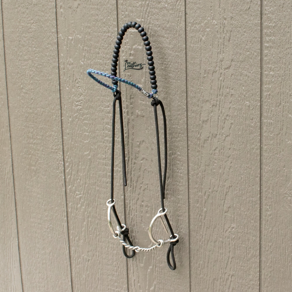 Mermaid Brow Balancer Silicone Beaded  Draw Bit Headstall